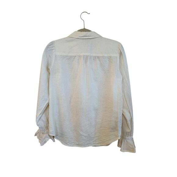 lauren ralph lauren vintage Inspired pearl button top PM - Picture 2 of 5